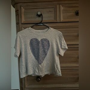 American Eagle Outfitters Heather Gray Tee